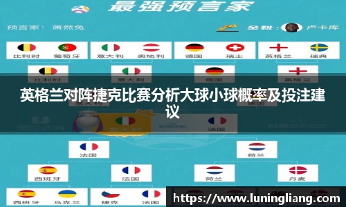 优游ub8英格兰对阵捷克比赛分析大球小球概率及投注建议